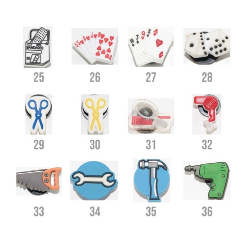 Sport and hobbies shoe charms - various sports shoe charms will fit croc shoes - Picture 41 of 49