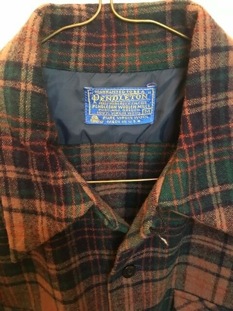 トップス 80's Pendleton wool board shirts 80s Pendleton wool shirt Medium – Vintage Sponsor