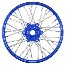 Proline 283600T1 1/4 Pro-Spec Aluminum V2 Bead Front Wheel Blue/Blue (1) Promoto