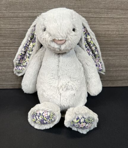 NEW Jellycat Medium Blossom Silver Bunny ‘Bloom’ Original (BPM3BJ) NWT