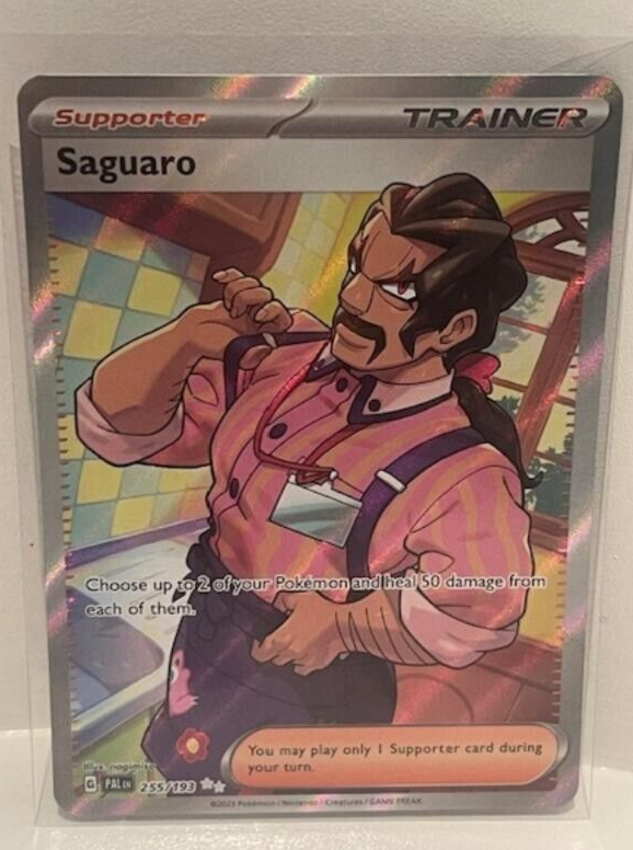 saguaro full art pokemon card Pokmon TCG: 090/071 SR SV2D Clay Burst Paldea Evolved Type Pokemon Paldea Evolved Saguaro Trainer