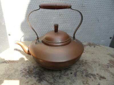 Vintage B&M Douro Kupfer Teekanne / Wasserkocher Made in Portugal