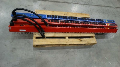 Unité de distribution d'énergie Panduit GE-PDU GMSP-3004BU/N 24-Outlet rouge ou bleu - Photo 1 sur 8