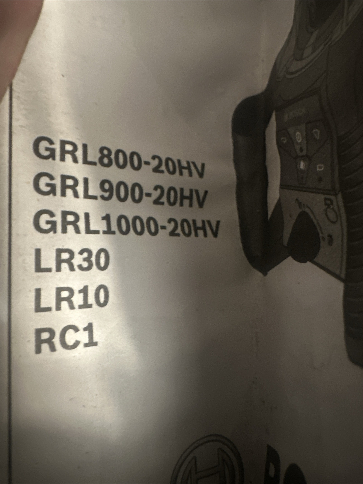 Bosch GRL100020HV Red 1000ft Self Leveling Outdoor Rotary Laser w