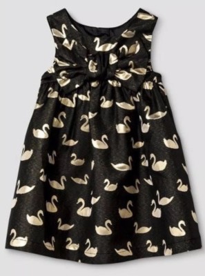 Cat and Jack Toddler Girl's Black Gold Swan Dress Holiday Special Occasion 3T | eBay Cat and Jack Toddler Girl's Black Gold Swan Dress Holiday Special Occasion 3T | eBay