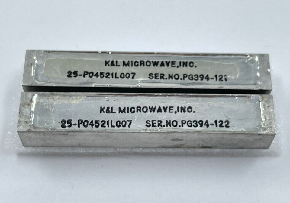3PCS K&L Microwave 25P04521L007 Filter NOS Lot eBay