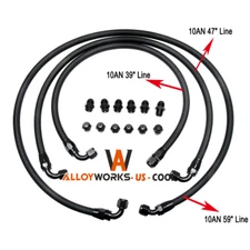 Transmission Cooler Lines Kit For 01-05 GMC 6.6L LLY Duramax Heavy Duty Allison