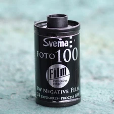 Svema Foto 100 BW 35mm Film (1 Roll - New, Fresh)