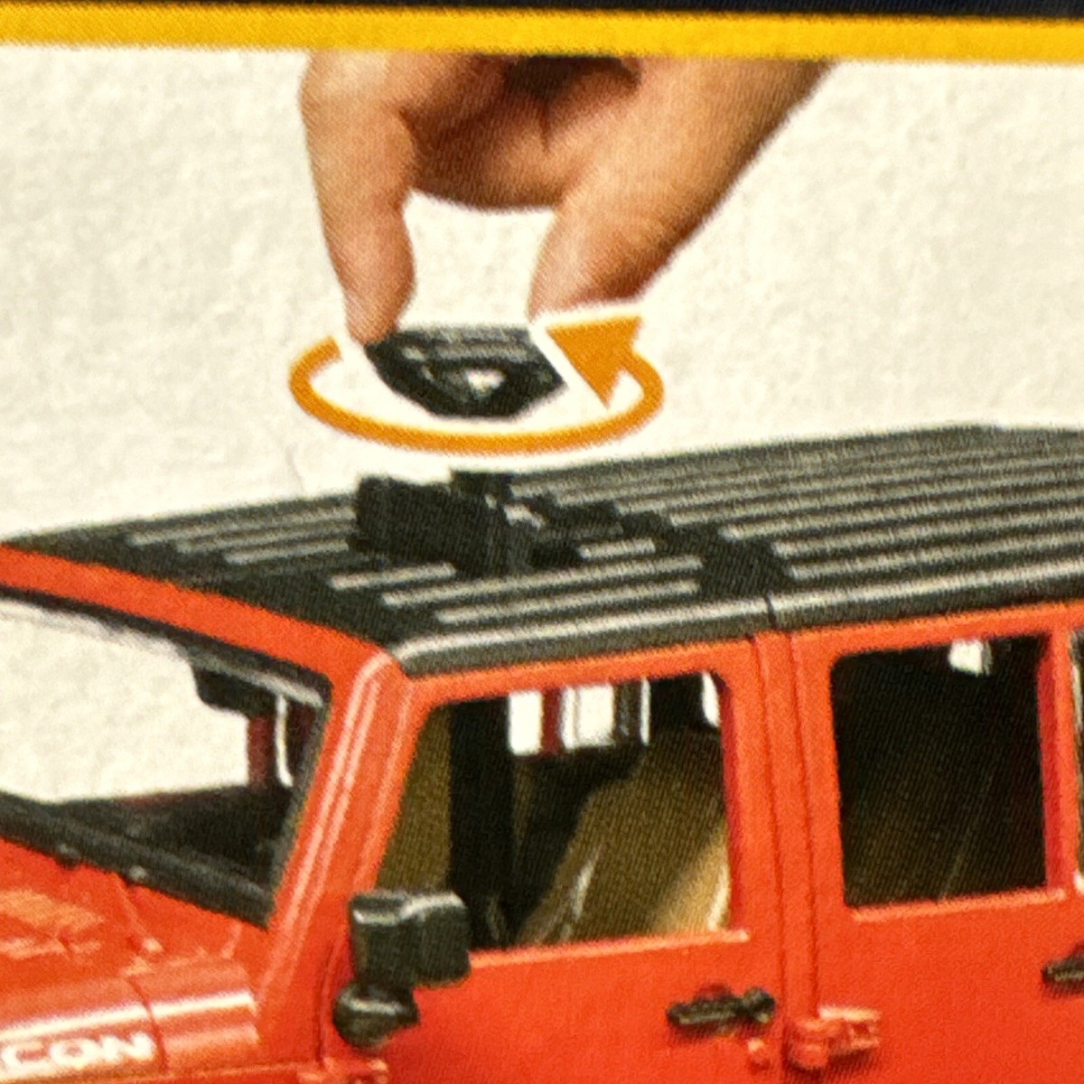 Bruder 02525 - Jeep Wrangler Unlimited Rubicon - Modèle 1/16 Avec Figurine - Toit Amovible - Jouet Off-Road Dès 3 Ans