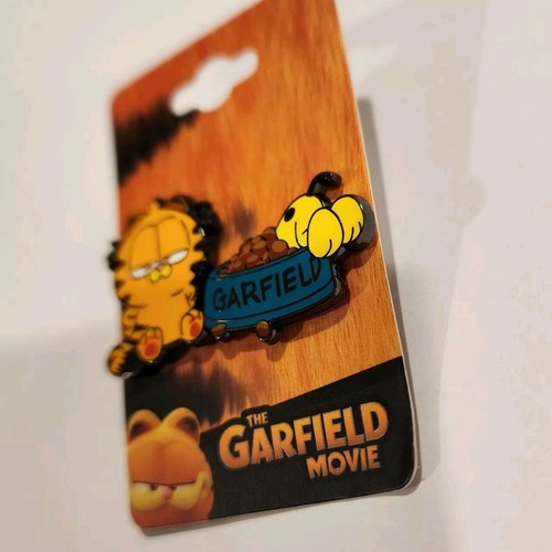 The Garfield Movie 2024 Garfield Oddie Food Bowl Emaille Pin NEU - Bild 6 von 9