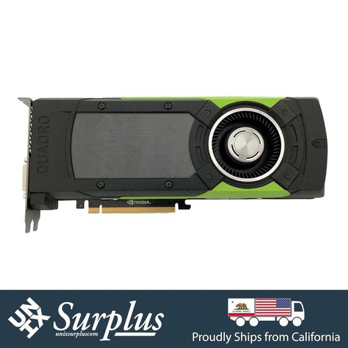 Nvidia Quadro M6000 12GB 4x DP Video Card PCIe 3.0 3072 core Maxwell Workstation