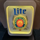 Miller Lite A Fine Pilsner Beer Vintage Light Wall Bar sign advertising 3D
