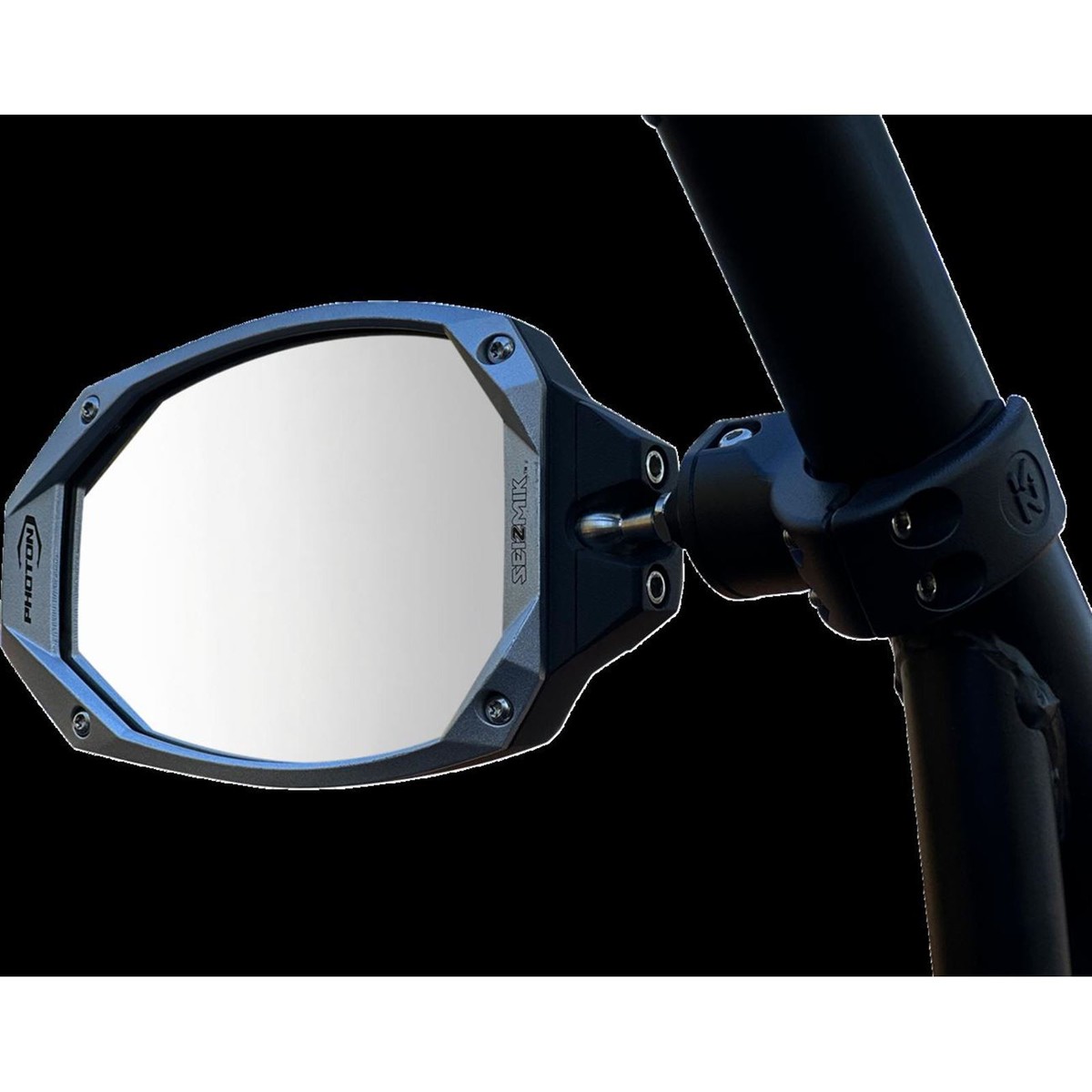 Seizmik Mirror - Photon - Side View - Oval - Black/Blue 56-18112