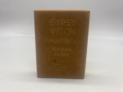 U.S. Playing Card Co Gypsy Witch Fortune Telling Playing Cards COMPLETE 1940s
