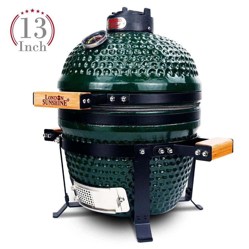 Ceramic Charcoal BBQ Kamado Griller - Portable Tabletop The Cadet Series Smoker - Image 2 of 4