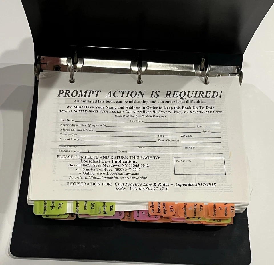 Civil Practice Law and Rules - State Bar of New York - 2018 Edition - Image 4 of 4