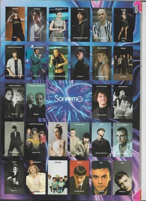 SANREMO 2023 Werbung Katalog Clipping (Ausschnitt) Italienische Zeitschrift 2023