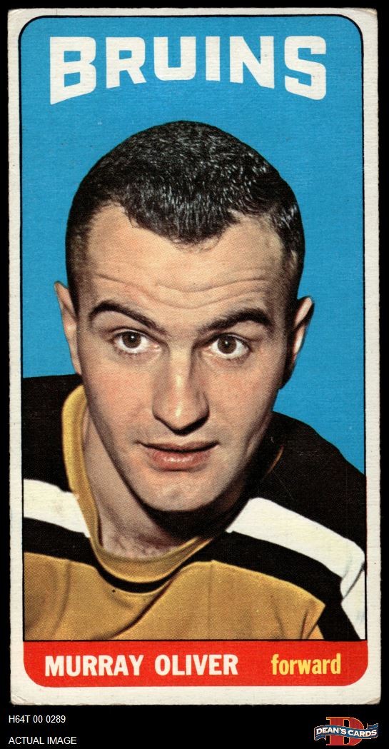 Murray Oliver #79 (Hockey Cards 1964 Topps) — is it worth grading?