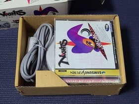Samsung Saturn Sega Nights Into Dreams Retro Game Box Set Korea Version Console