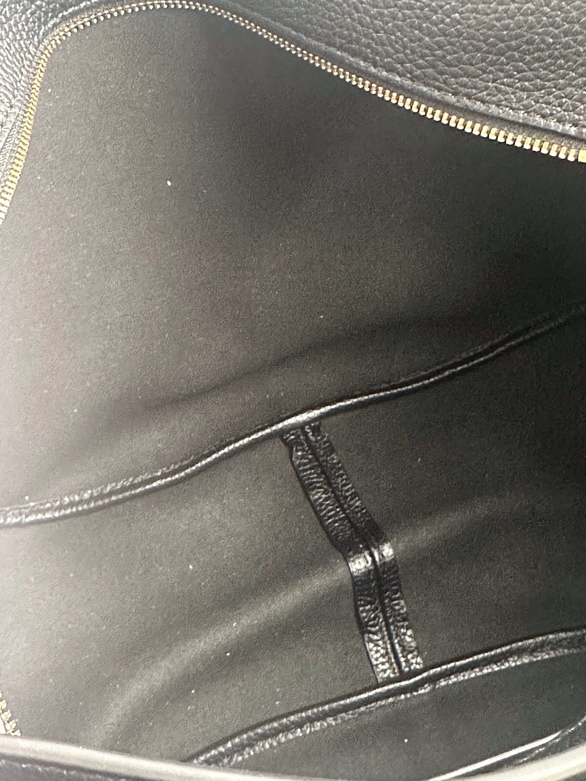 Oroton Emilia Medium Black Genuine Pebble Leather Tote RRP $529 image 9