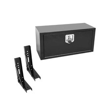 30x12x14 Steel Underbody Truck Trailer Tool Box 2pcs Mounting Bracket