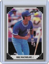 1991 Leaf - No. 30 - Mike MacFarlane - Kansas City Royals
