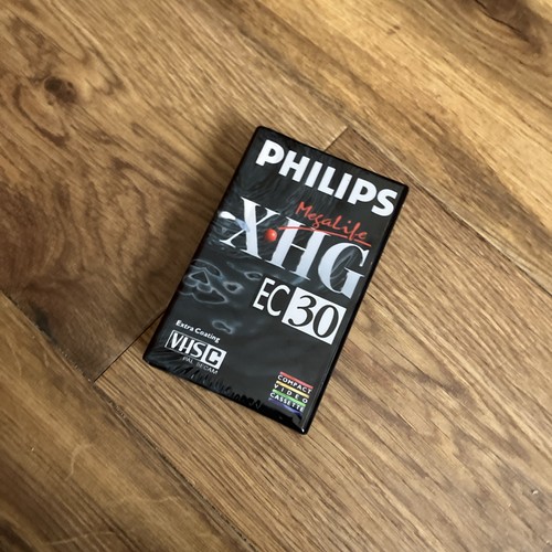 Phillips Megalife xhg ec30 extra coating vhs c compact video cassette Tape d37 - Afbeelding 4 van 5
