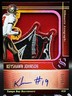 KEYSHAWN JOHNSON-2025 Silhouette (#2/10) GOLD 3-COLOR LOGO PATCH/JERSEY/AUTO