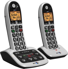 BT 4600 Twin Big Button Digital Cordless Answerphone with Advanced Call Blockin