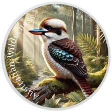 2026 Australia 1oz 9999 Silver Bu Australian Wilderness Kookaburra Colourized 2026 Australia 1oz 9999 Silver Bu Australian Wilderness Kookaburra Colourized