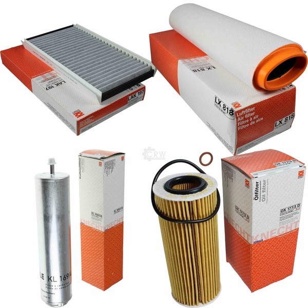 Mahle Kraftstoff KL 169/4D Innenraum LAK 197 Luft LX 818 ÖLfilter OX 177/3D-image