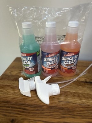 Professor Amos Shock It Clean SUPREME 16oz Concentrate Set Of 3 Neon Jasmine