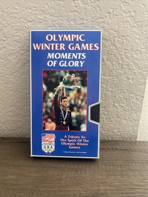U S Olympic Winter Games Moments Glory VHS Tape 1991 Movie Sports Kelloggs Sport