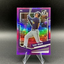 2023 Panini Donruss - Tyler Black #136 Holo Purple (RC)