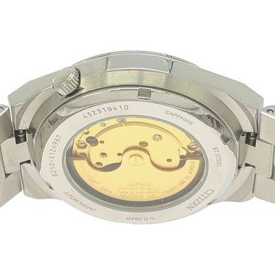 Citizen 8210-S126967 Date Stainless Steel Box Automatic Mens Watch