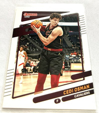 2021-22 Panini Donruss Basketball Cedi Osman Cleveland Cavaliers base card #187