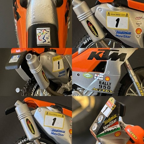 1/24 scale KTM 9 LC8 2 F.Meoni Off-road Vehicle Dakar Rally Akrapovic Muffler - Picture 7 of 10