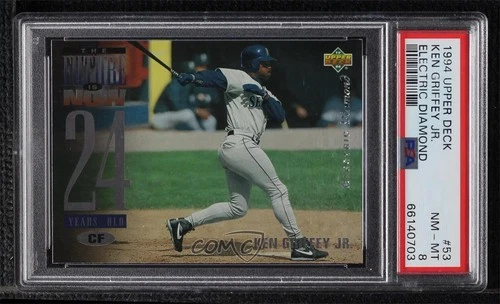 1994 Upper Deck Electric Diamond Ken Griffey Jr #53 PSA 8 HOF 2yl