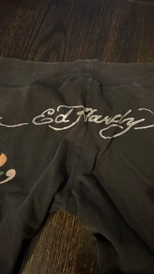 Leggings Ed Hardy Street Graffiti Grunge Y2K Goth Street Talla S Foto 3 de 3