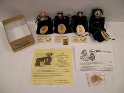 LOT 4 Robert Raikes Wee Whittles CHELSEA BILLY BOOK WORM MIDNIGHT BAMBOO  jkdla