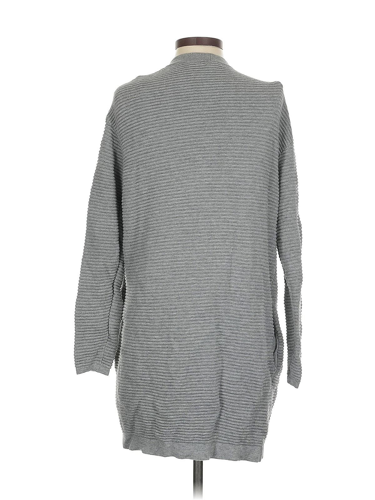 H&M Women Gray Cardigan XS thumbnail 2