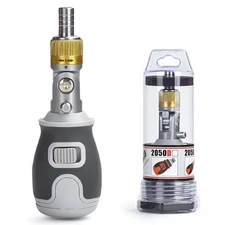 8 in 1 Mini Ratchet Screwdriver Precision Multi Tools Magnetic S2 Bits Household