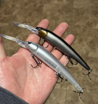 Custom Painted- Walleye Bandit Deep Diving Clone-LOT OF 2- DDS Fishing