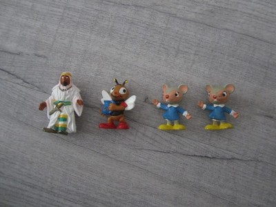 4 alte Bully Figuren Scheich Abdul Ben Bonanza + Maus Violetta + Honigbiene Bien
