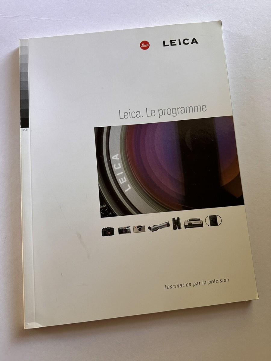 Catalogue Général Leica 1999 - Programme Complet - Comme Neuf - En Français