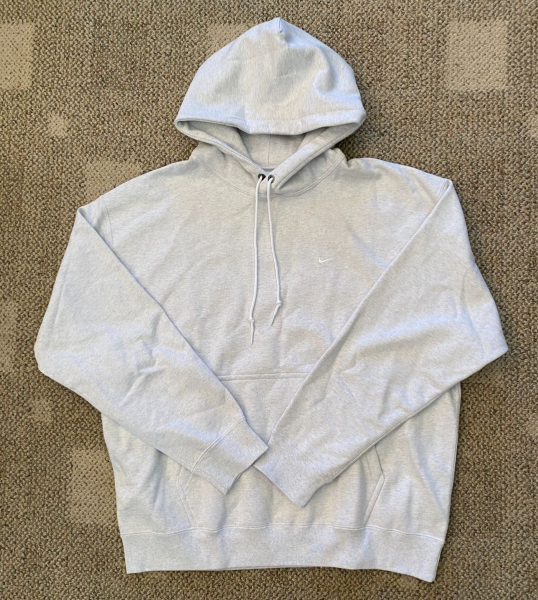 Nike Hoodie Heavyweight Sweatshirt Fleece Solo Swoosh DX1355-051