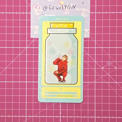 official bts 4th muster fanmeet happy ever after message photocard kim taehyung 