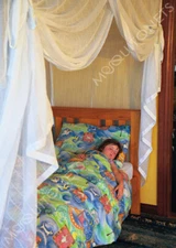 Mosquito Net. Cotton. Box. Single