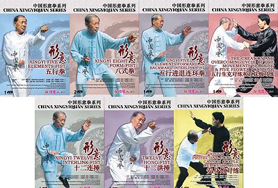 China Xingyi Quan Xing Yi Fist Complete Series by Zhang Jianping 8DVDs