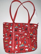 vera bradley cat tote